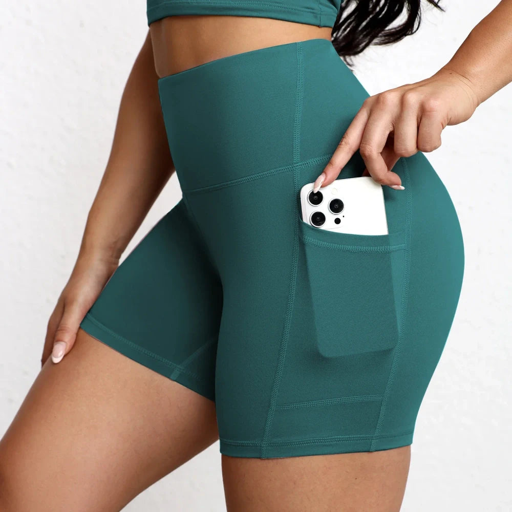 Pantalón Corto Deportivo Tiro Alto
