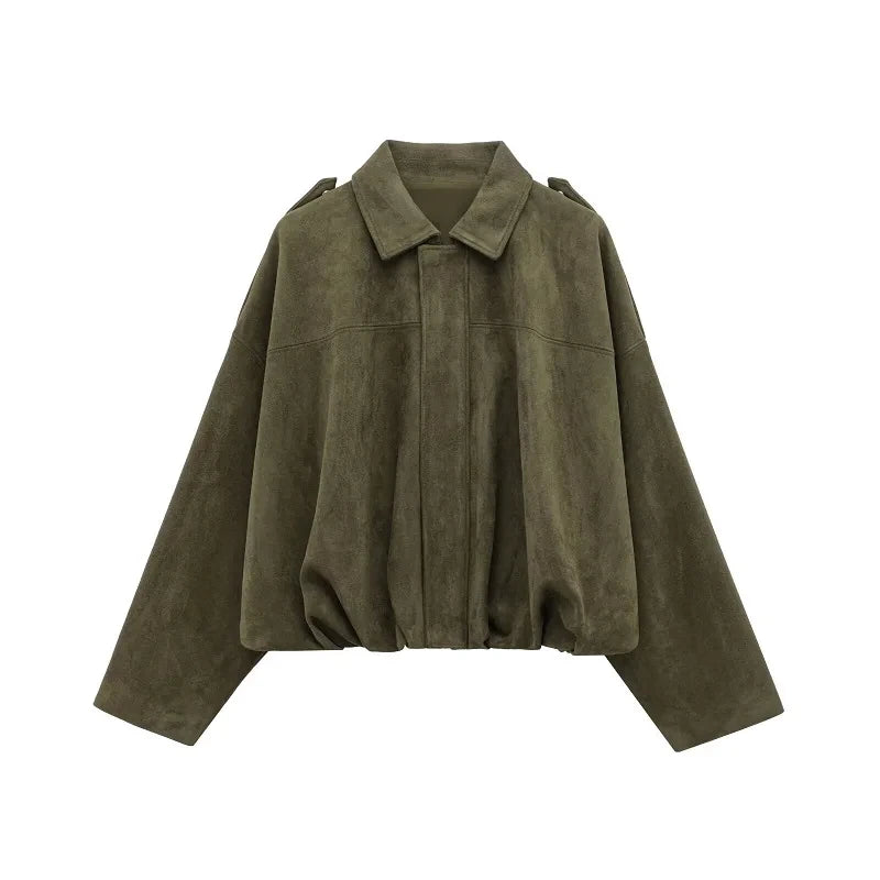Chaqueta Bomber Oversize de Ante