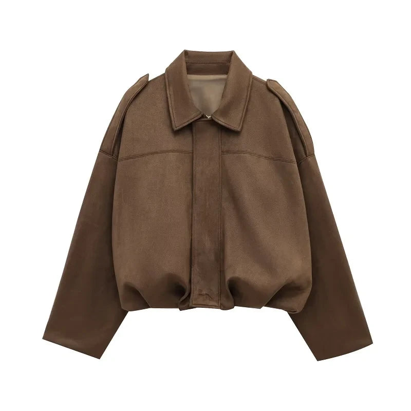 Chaqueta Bomber Oversize de Ante
