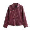 Chaqueta Corta de Cuero Sintético