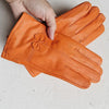 Guantes de Piel con Forro de Lana