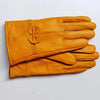 Guantes de Piel con Forro de Lana