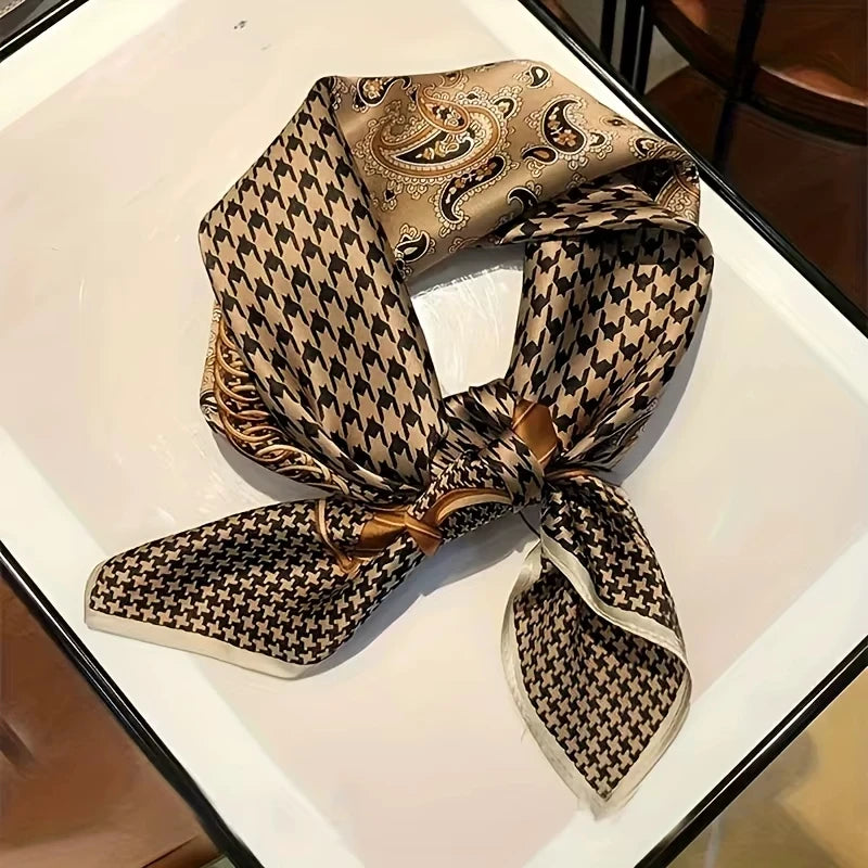 Pañuelo Estampado Paisley Para Bolso