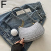 Bolso de Hombro de Fieltro Mini