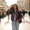Chaqueta Corta de Cuero Sintético