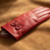 Guantes de Piel con Forro de Lana