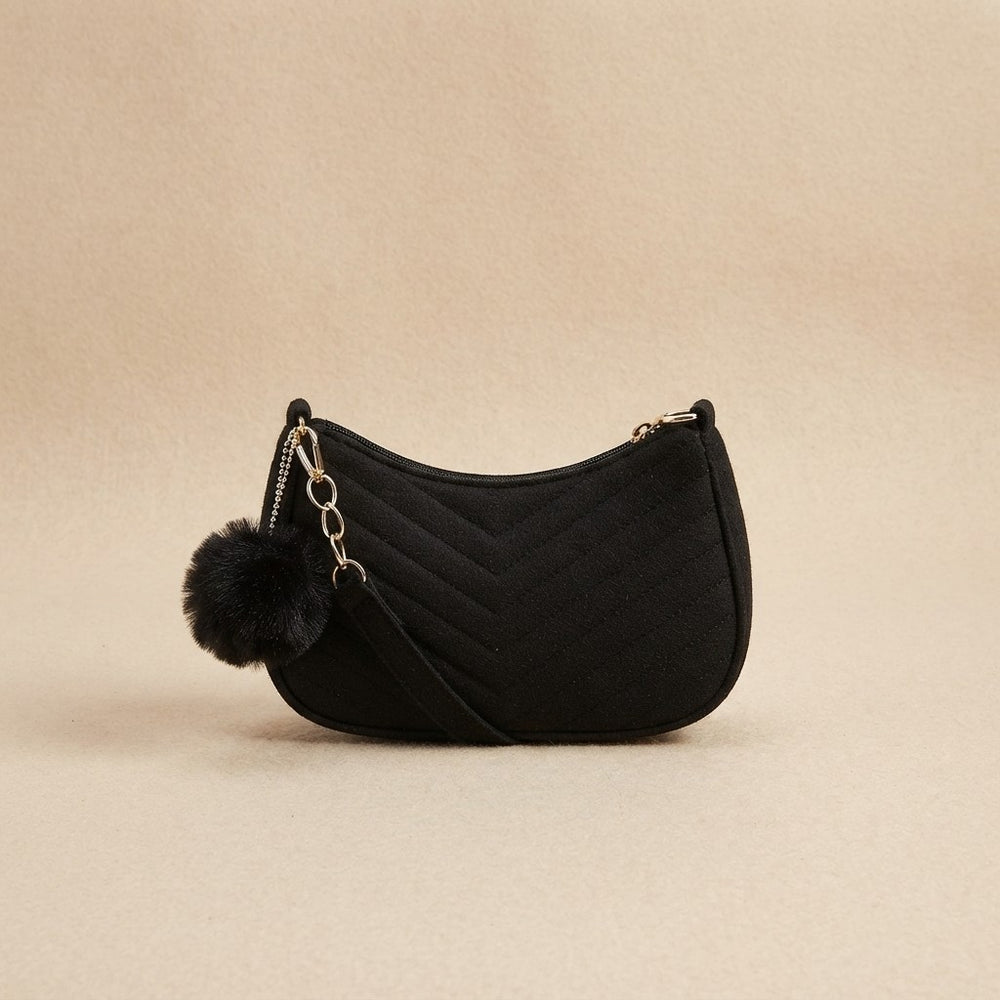 Bolso de Hombro de Fieltro Mini